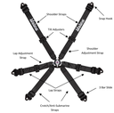 Becketts 6pt FIA Harness - 3"- Pull Up