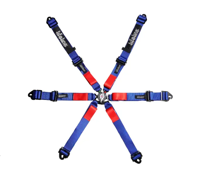 Woodcote 6pt FIA Harness - 2" - Pull Up